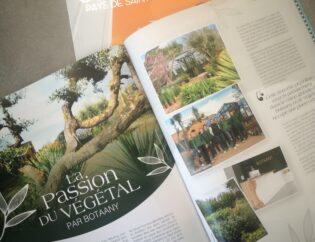 Article BOTAANY La Passion du végétal dans le magazine Côtes & Rivages avril 2024
