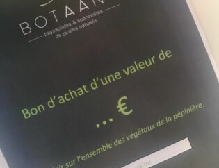 Offrez un bon d'achat botaany sur toute la pépinière