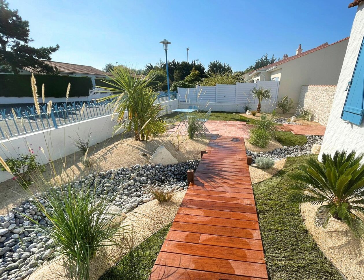 Projet jardin bord de mer avant de maison au Fenouiller (Vendée)