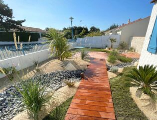 Projet jardin bord de mer avant de maison au Fenouiller (Vendée)