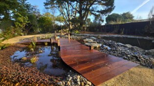 Création d'un bassin en Vendée