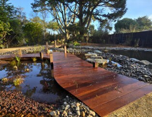 Création d'un bassin en Vendée