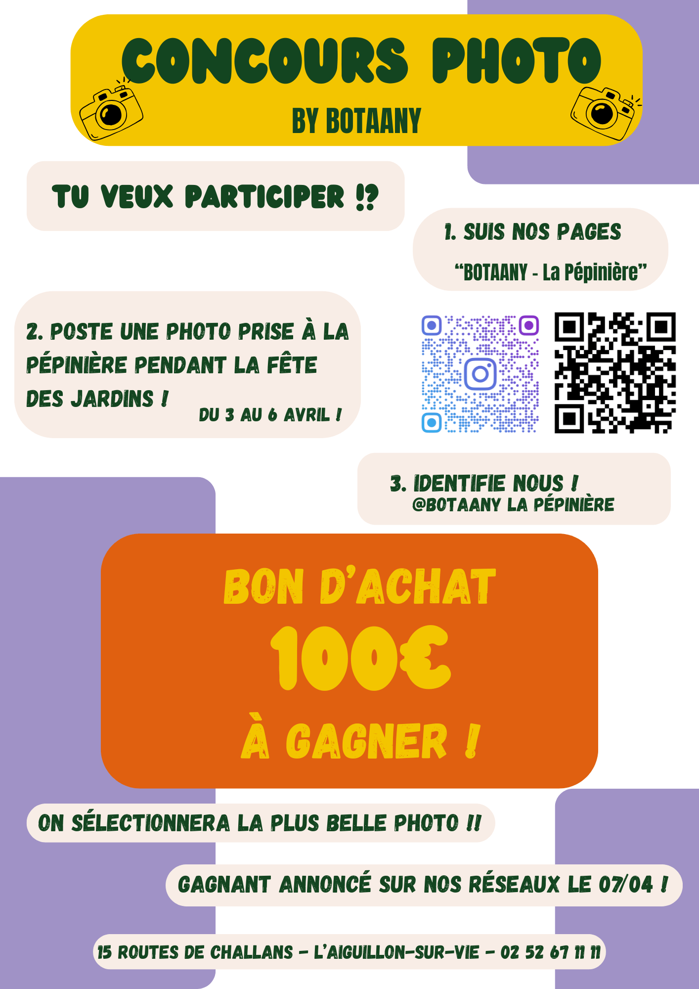 concours photo à BOTAANY La Fête des jardins