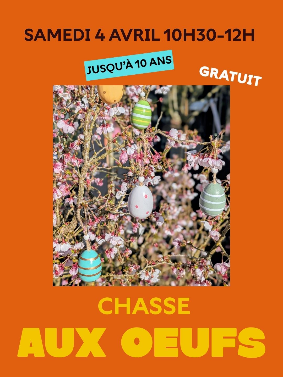 Chasse aux œufs à BOTAANY la pépinière