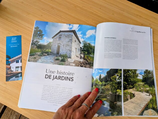 BOTAANY mis en lumière dans le magazine 227 Avenue l'histoire de l'entreprise et notre projet coup de cœur