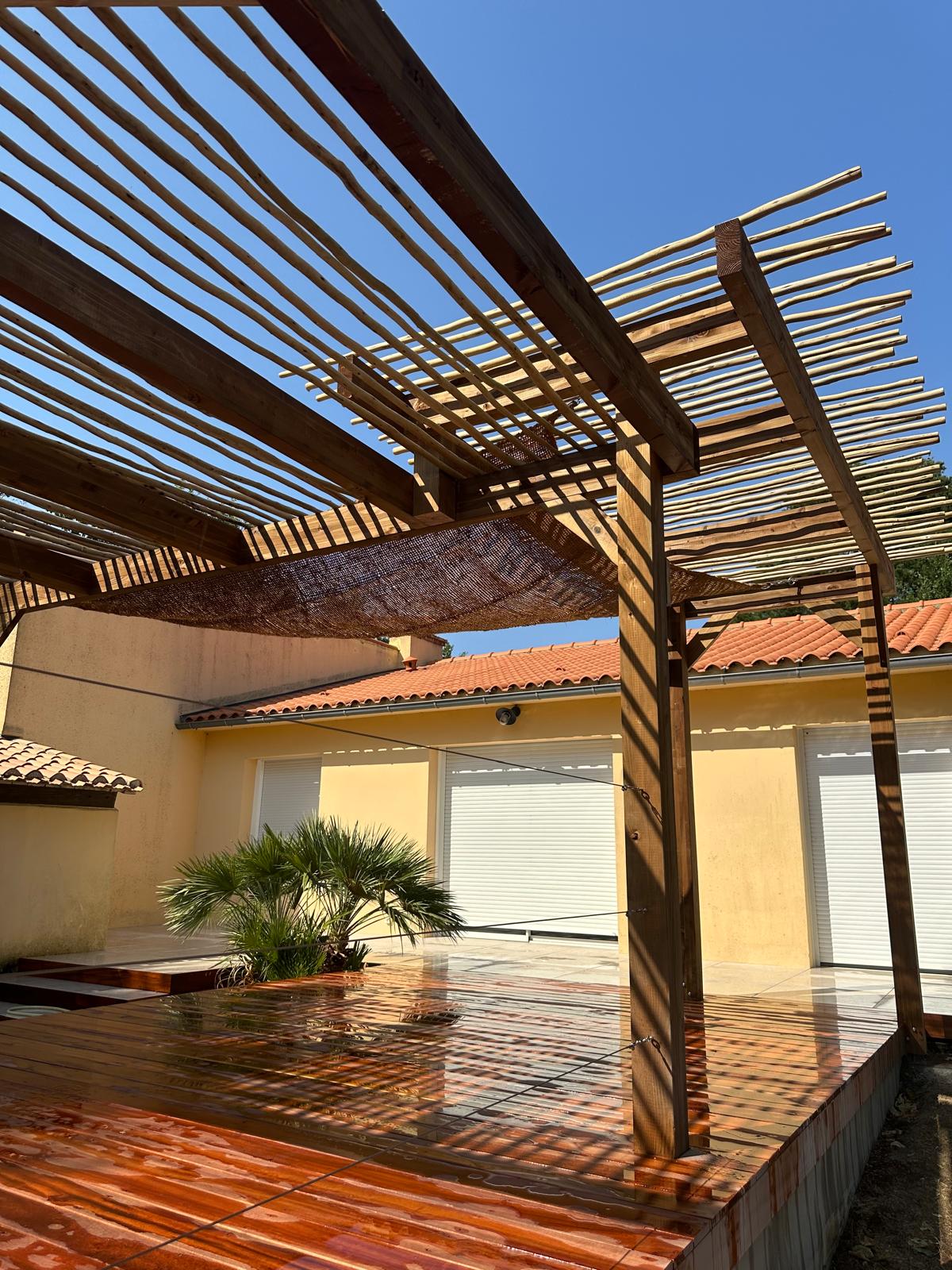 pergola bois sur mesure par BOTAANY