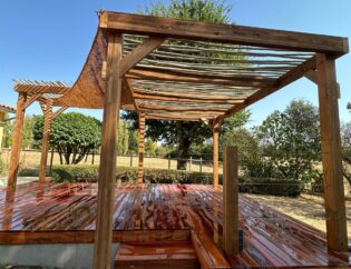 Pergola en bois sur mesure au Fenouiller