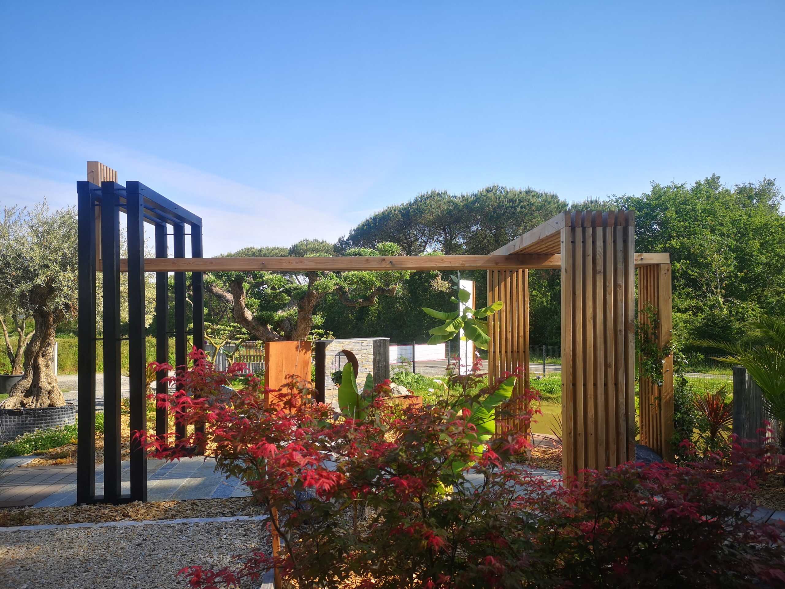 pergola bois sur mesure par BOTAANY